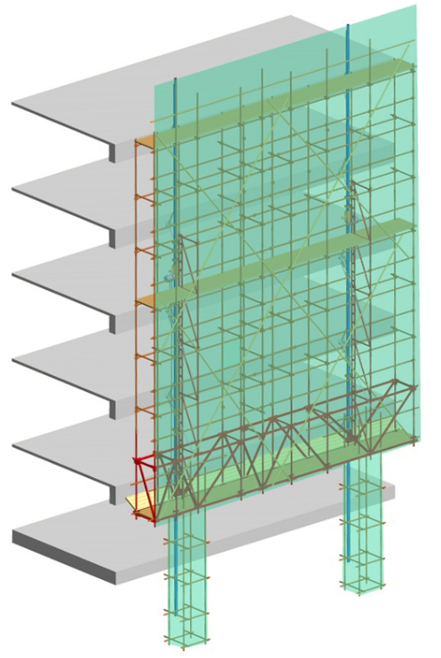 01型導(dǎo)軌式附著升降腳手架 01型導(dǎo)軌式附著升降腳手架